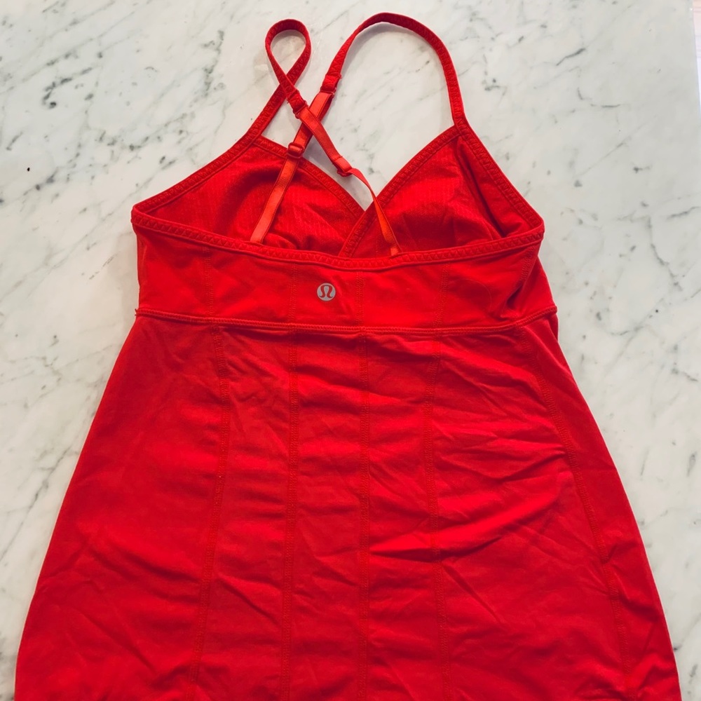 Lululemon cross back red tank